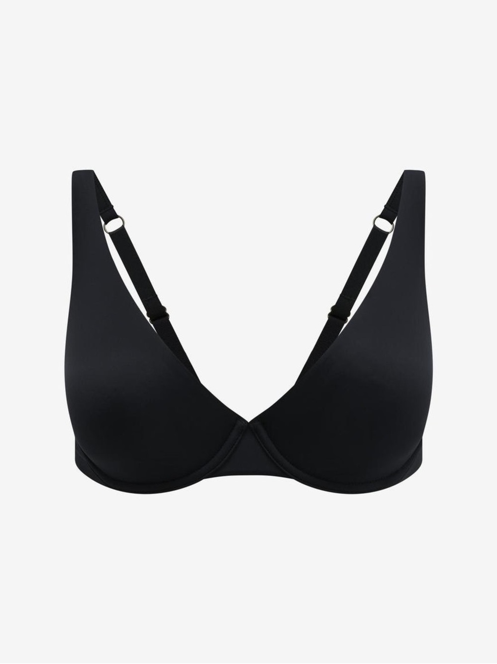 Thirdlove Black Classic 24/7 Second Skin Unlined Silky Smooth Underwire Bra 36E